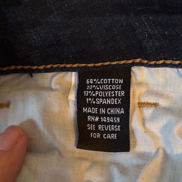 Women's Skinny Jeans in Dark Blue - Picture 3 of 4